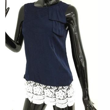 women\'s blouse with lace bottom