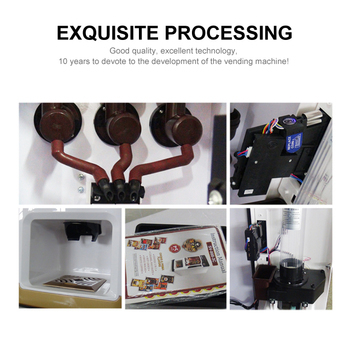 LE303V Coin Operated Instant Powder Coffee Vending Machine with Auto Cup Dispenser