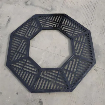 Outdoor Square Steel Tree Grating Sidewalk Metal Tree Grate Street Tree Grilles