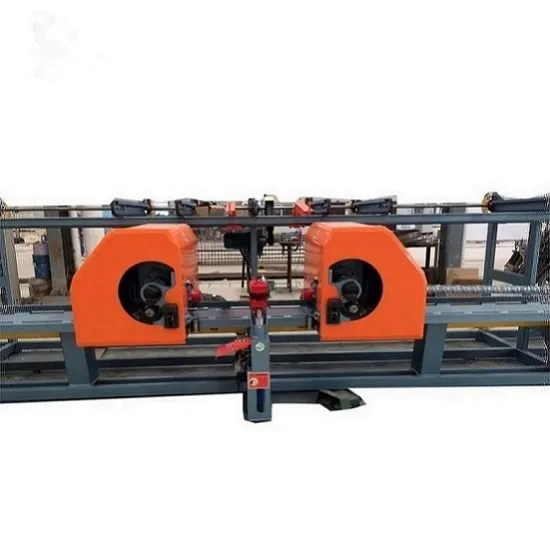 Rebar bending center vertical rebar double bender