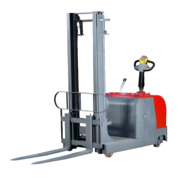 Stand-on counterbalanced forklift truck