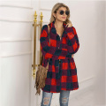 Women`s Fleece Plaid Jacket