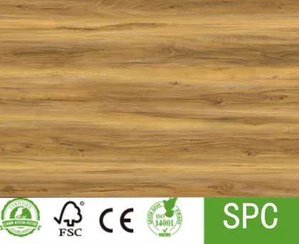 Wood Laminated Floor Click SPC Flooring