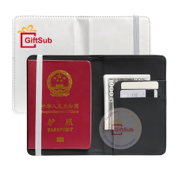 Großhandel Multicolor PU -Leder -Pass -Inhaber und Kartenkoffer für die Reise - Sublimation bereit
