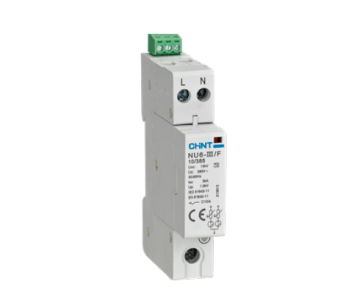 Chint NU6-III Series 275VAC 1P Low Voltage AC Surge Protector 10kV SPD