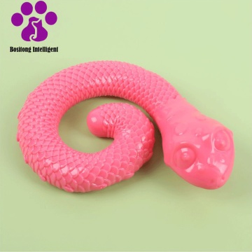 Interactive Coiled Snake Toy with Hidden Treat Compartment