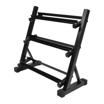 Custom Universal 3-Tiers Hex Dumbbell Set, 40kg Kettlebell Rack: Home Gym Dumbbell Weight Storage Solution