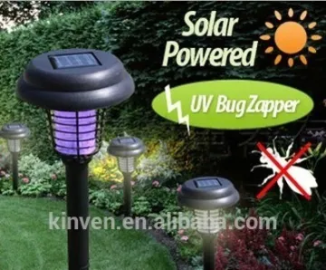 Lawn solar power mosquito trap