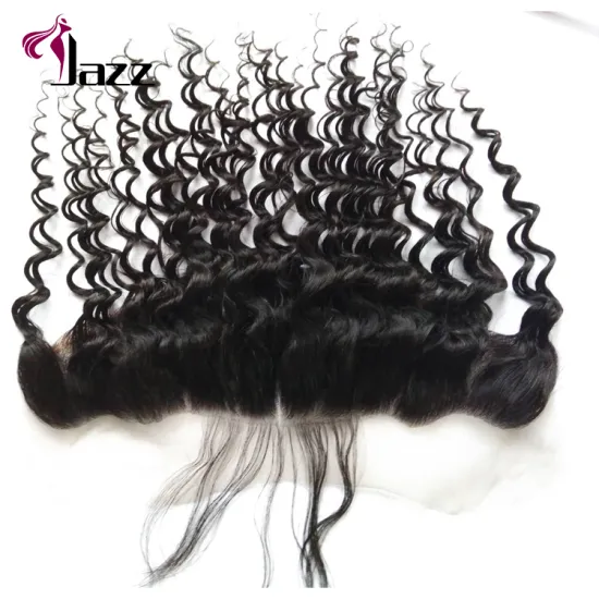virgin raw indian remy temple hair deep curly super fine swiss lace frontal closures