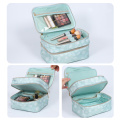 Bolsa de maquillaje doble bolsa multifuncional