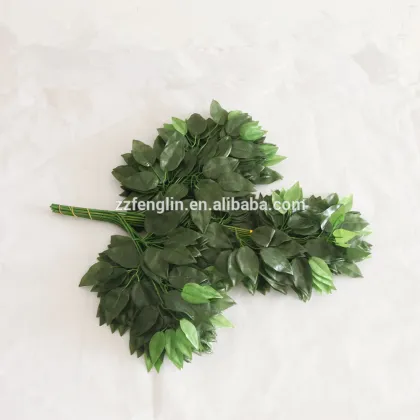 High Quality Artificial Banyan Leaves For Decoration