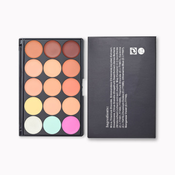 15 Color Matte Concealer Palette for Blemish and Acne Coverage