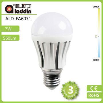 ホット A60 7 w led の球根ライト