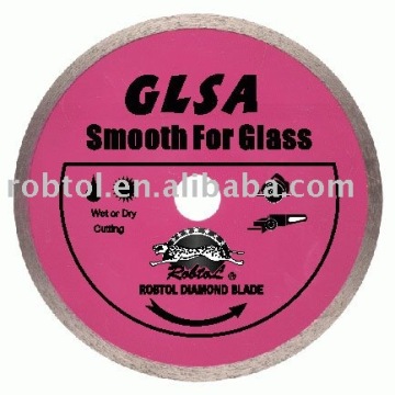 Continuous Rim Small Diamond Wheel for Smooth Cutting Glass(GLSA)