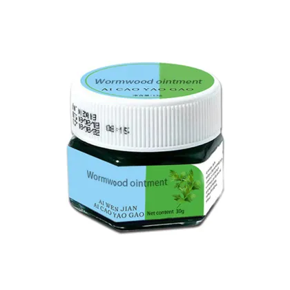 Ointment made from Artemisia argyi"
