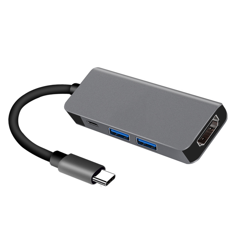 واجهة Mutiports 4-in-1 محول من النوع C USB