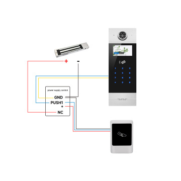 هاتف IP Video Intercom مع قفل مغناطيسي