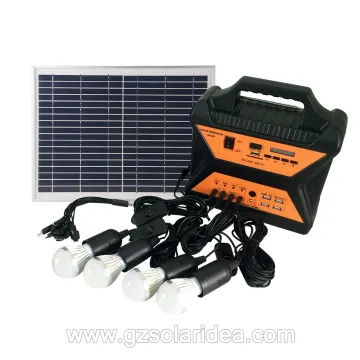 10W 12V Solar Panel Lighting Kit For Camping