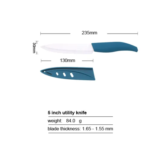 5 Inches Ceramic Knife Utility Knife