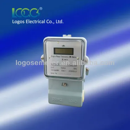 Single Phase Digital display metal front panel watt hour meters