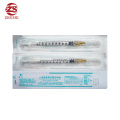 Stéringe de verrouillage Luer Luer 1ML en polypropylène 1 ml