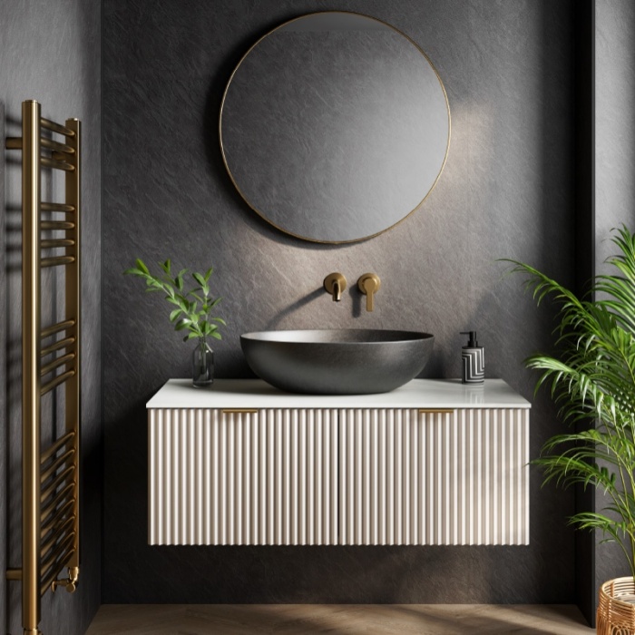 แผงผนัง SPC ทนคราบ สไตล์ภายในทันสมัย