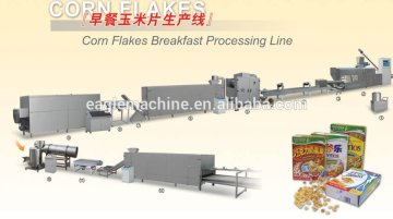 Desayuno 100-400 kg/h Equipo de maíz/línea de fabricación/Equipo de procesamiento/fabricación de plantas en China