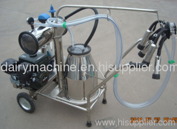 Gasoline Portable Single Milking Machine For Cow 