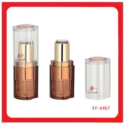 Brown Color Lipstick Case Cosmetic