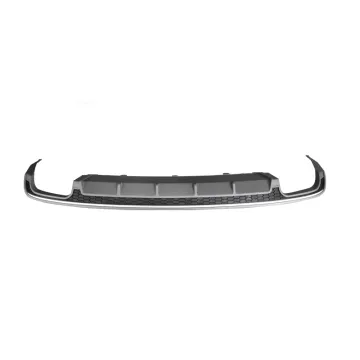PP Stainless Steel Rear Lip Bumper Diffuser for Audi A6 S-line/S6 (2016-2018)