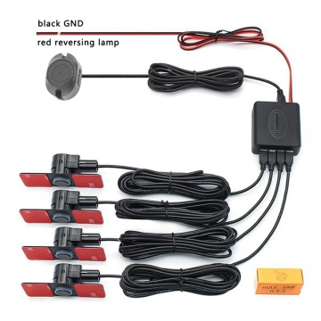 16.5mm Flat Sensor Auto Reverse Parking System with Front Rear Radar and Buzzer