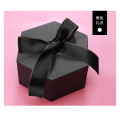 Octagonal Shaped Gift Set Packaging Custom Box Ribbon