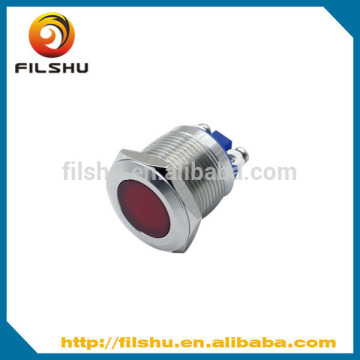 metal indicator light 19mm waterproof led signal lamp