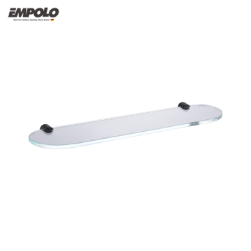 Bathroom Wall-Mounted Glass Shelf Caddy