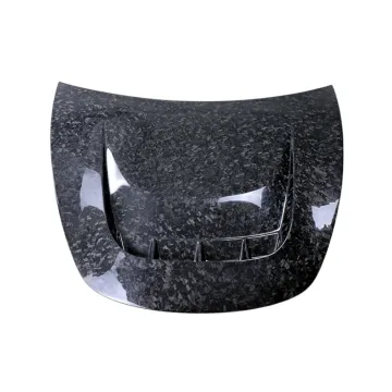 Forged grain dry carbon fiber RT style front hood for 19-23 year Tesla Model 3 body kit front bumper edge side skirts rear diffu