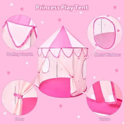 Wholesale Romantic Mongolian Yurt Children's Tent for Girls' Princes House Play Toy