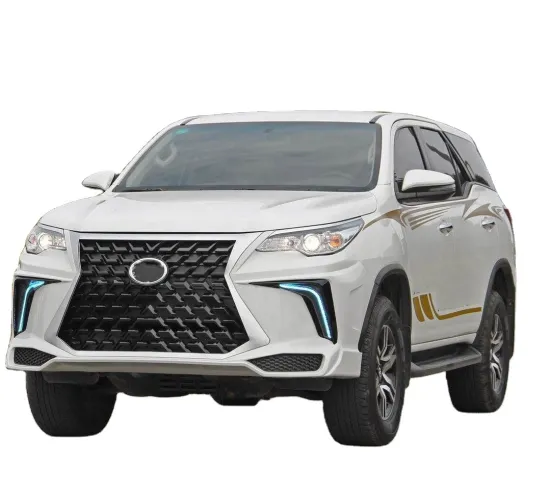 High Quality Front Rear Bumper Facelift Wide Conversion Body Kit for Toyota Fortuner 2015-2020