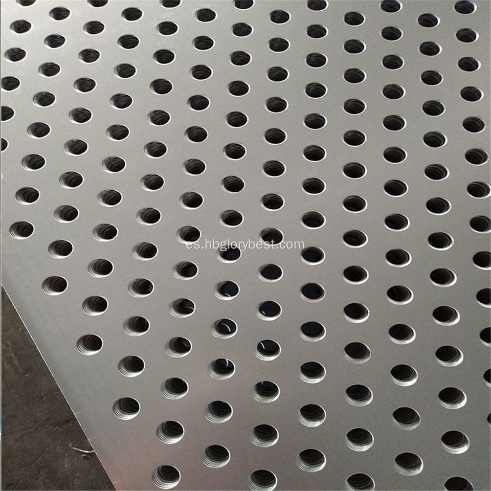 Hoja perforada/panel/placa/malla de acero inoxidable para el filtro