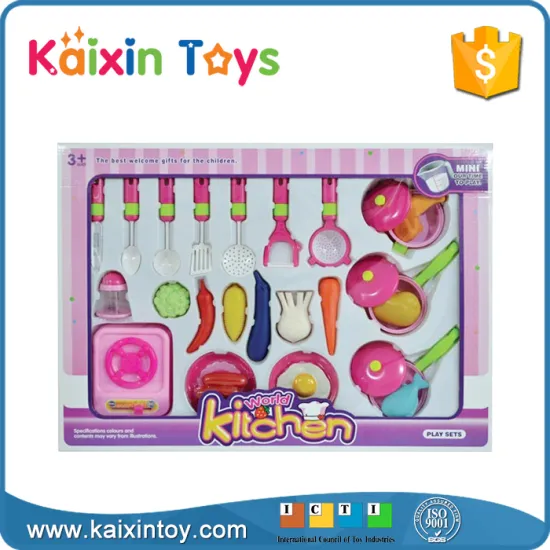 Best Selling Preschool Role Play Kids Plastic Cooking Game
