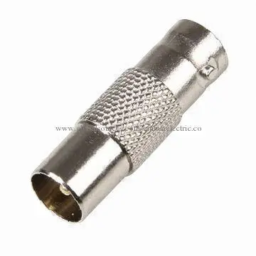 BNC female to PAL male connector, RoHS Directive-compliant