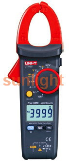 Digital Clamp Meter, AC/DC/Resistance/Capacitance/Frequency/Temperature Clamp Multimeter, True RMS 400A, UT213C