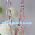 Acrylic Crystal Faceted Oval Bead Tree Garland Door For Wedding Decoration