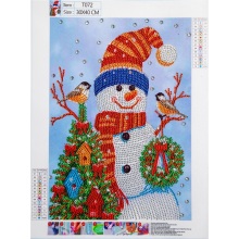 Snowman 5D Diamond Painting Embroidery Painting