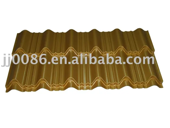 Steel roofing tile sheet