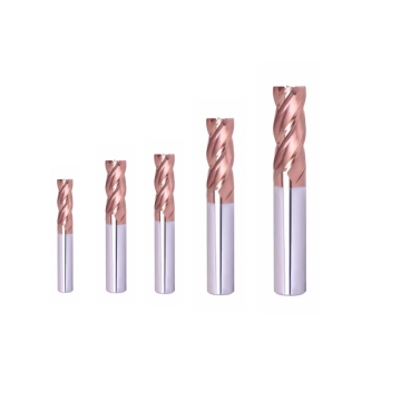 IRONROOT HRC 58° 4 Flute End Mill CNC Carbide Cutting Tool