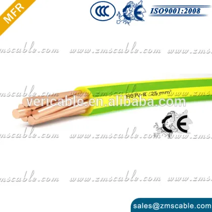 2.5mm 450/750V PVC insulated copper wire , electric house wire , cable wires