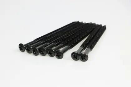 black fasteners for roofing