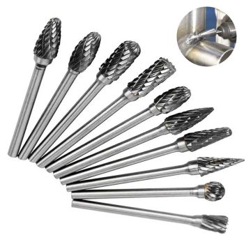 Professional Tungsten Carbide Milling Cutter: Double Slot Rotary File Burr - High-Quality Tool for Precision Work