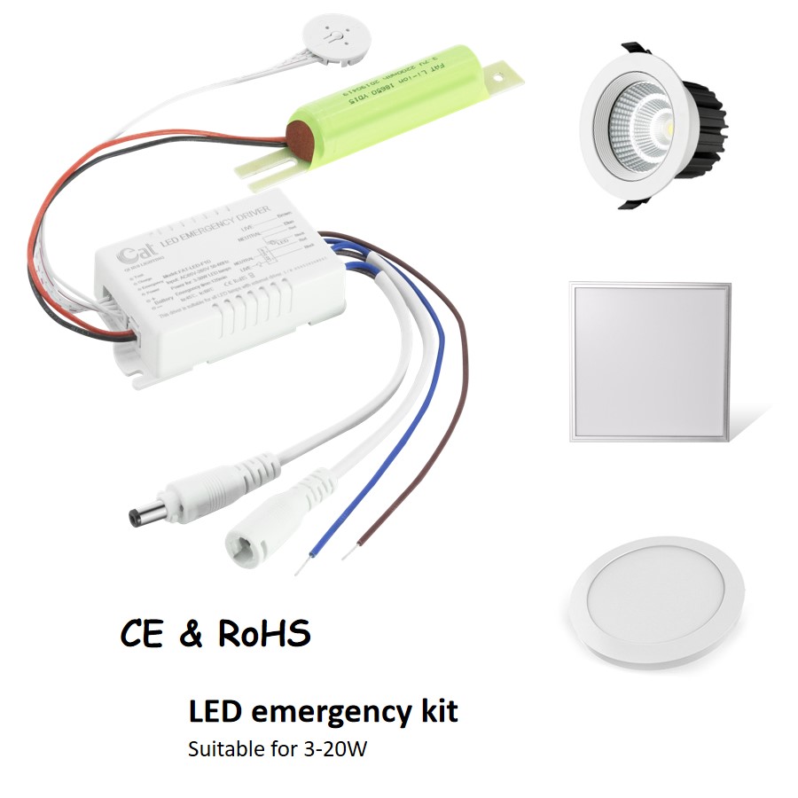 Lampe LED de sécurité conducteur de secours