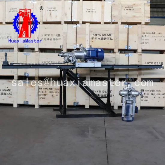 Electric Horizontal rock drilling machine KHYD125